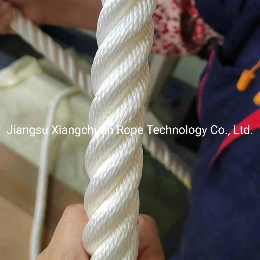 OEM Customized Ropes 3 4 6 8 12 24 Strand Double Braided Rope PP Danline Polypropylene Polyester Nylon Polyamide Multifilament UHMWPE HDPE Mooring Towing Rope
