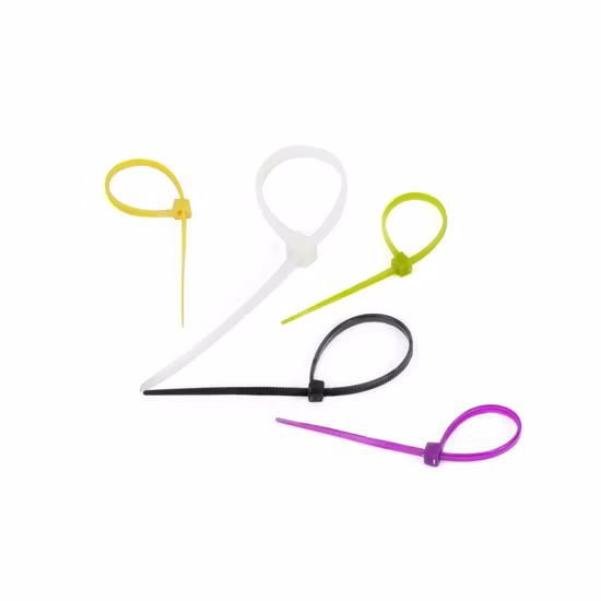 Nylon 12*200 Automatic Rubber China Marker Self Locking Plastic Cable Tie PA66 4.8*400