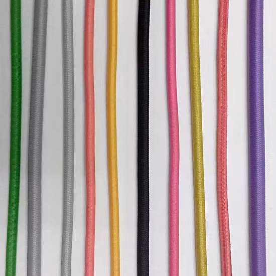 8mm High Tenacity Black Elastic Bungee Shock Cord