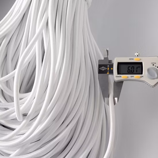 Wholesale Custom Polyester Round Heavy Duty Durable Elastic String Rope Rubber Latex Bungee Trampoline Cord by Roll