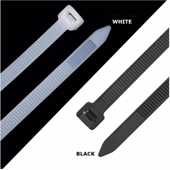 2.5*200mm 4.5*300mm Plastic PA66 Soft Cable Zip Ties Multi Color Self-Locking Flexible Nylon Cable Tie Price