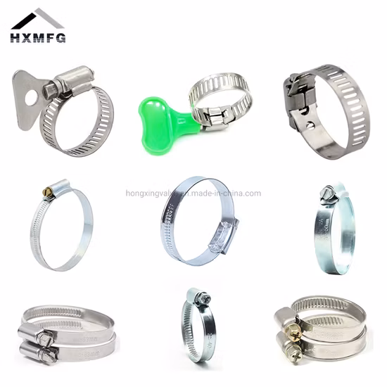 Full Range Bronze Clamp Rubber Line Brass Stainless Steel Copper Clamp Tube Plastic Malleable Bracket Iron Matel Pipe Clip