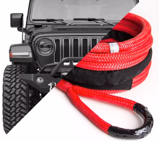 Nylon Elastic Recovery Rope Straps for 4X4 Vehicle off-Road Towing