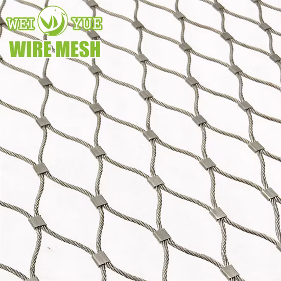 China Profession Manufacturer Stainless Steel Wire Rope Cargo Net